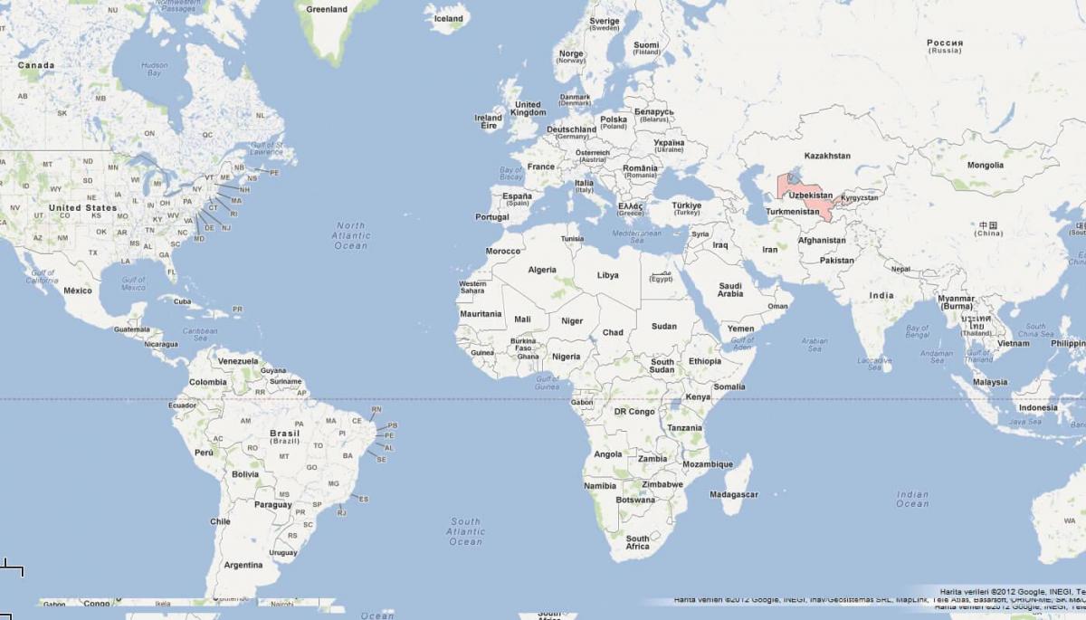 mapa de Sum mapa en mundo